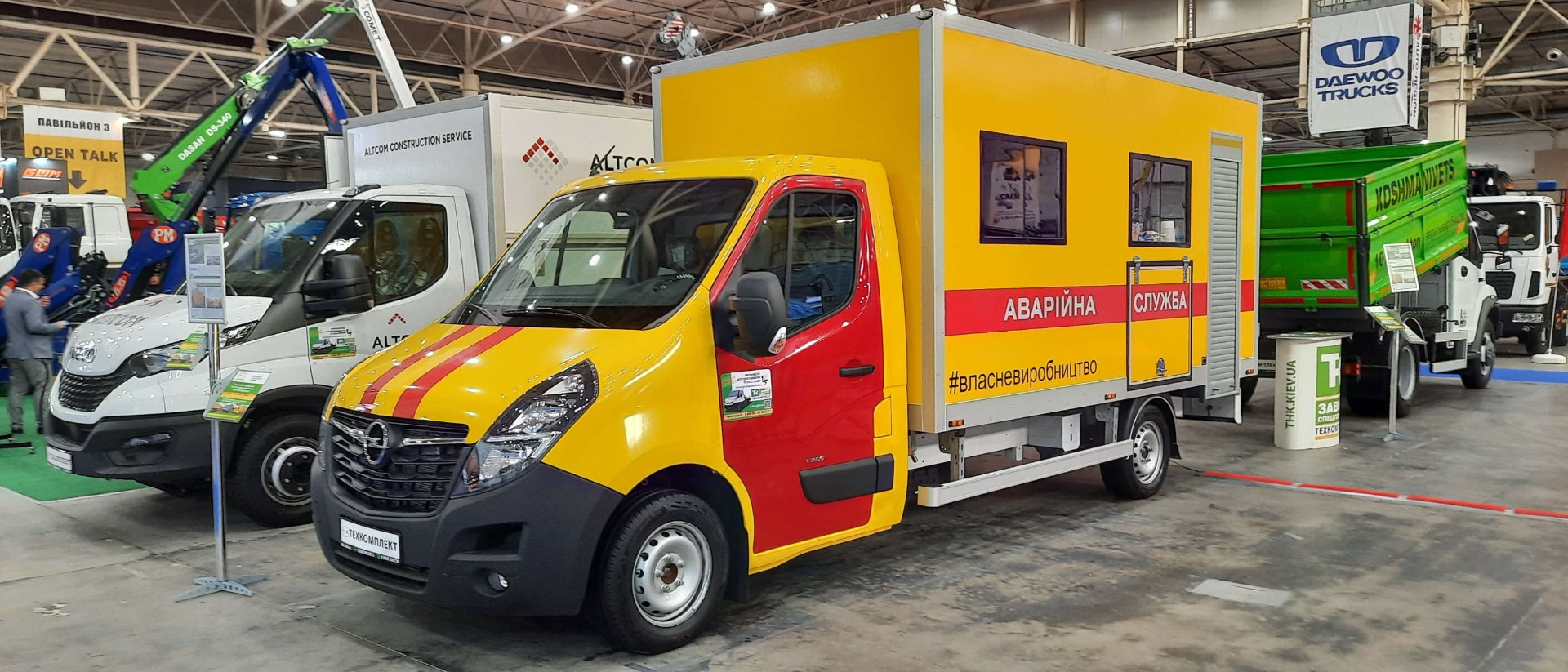 Шасі Opel Movano, зовнішній вигляд