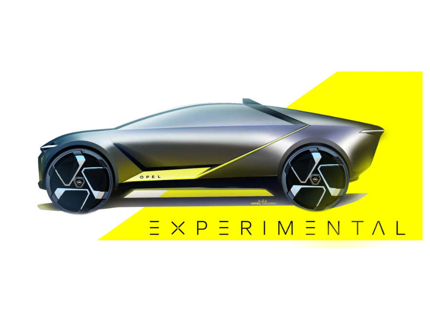 Концептуальний автомобіль Opel Experimental, вигляд зліва